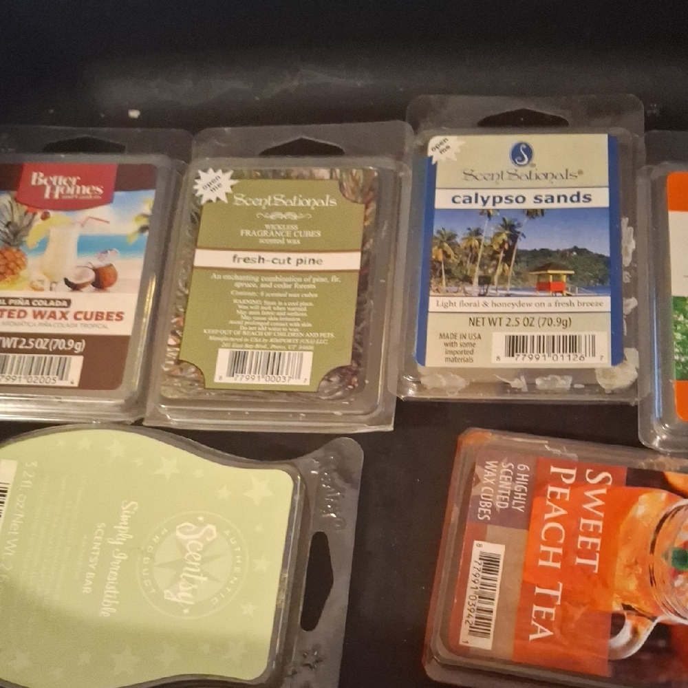 Multi Scent Lot Calypso Sands, Summer Drinks, Pine Wax Melts